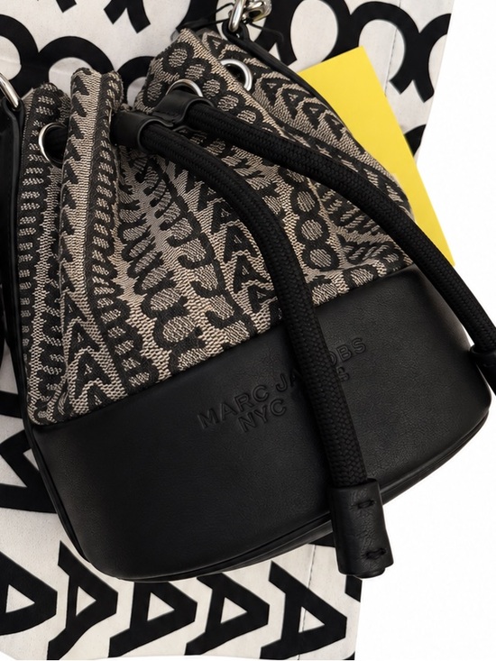 Marc Jacobs Handbags - Mini Bucket Crossbody Bag in Black  and Brown